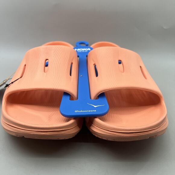 HOKA Ora Recovery Slide 3 Women Size 10 / Men 8 Orange Cushioned Comfort Sandals - Picture 2 of 8